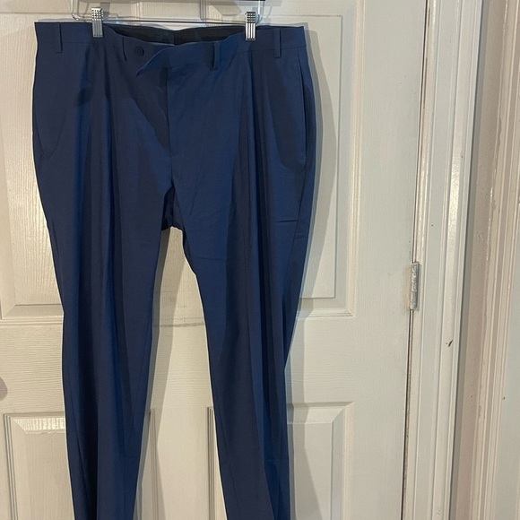 Calvin Klein Collection Men's Navy Dress Pants - Picture 1 of 11